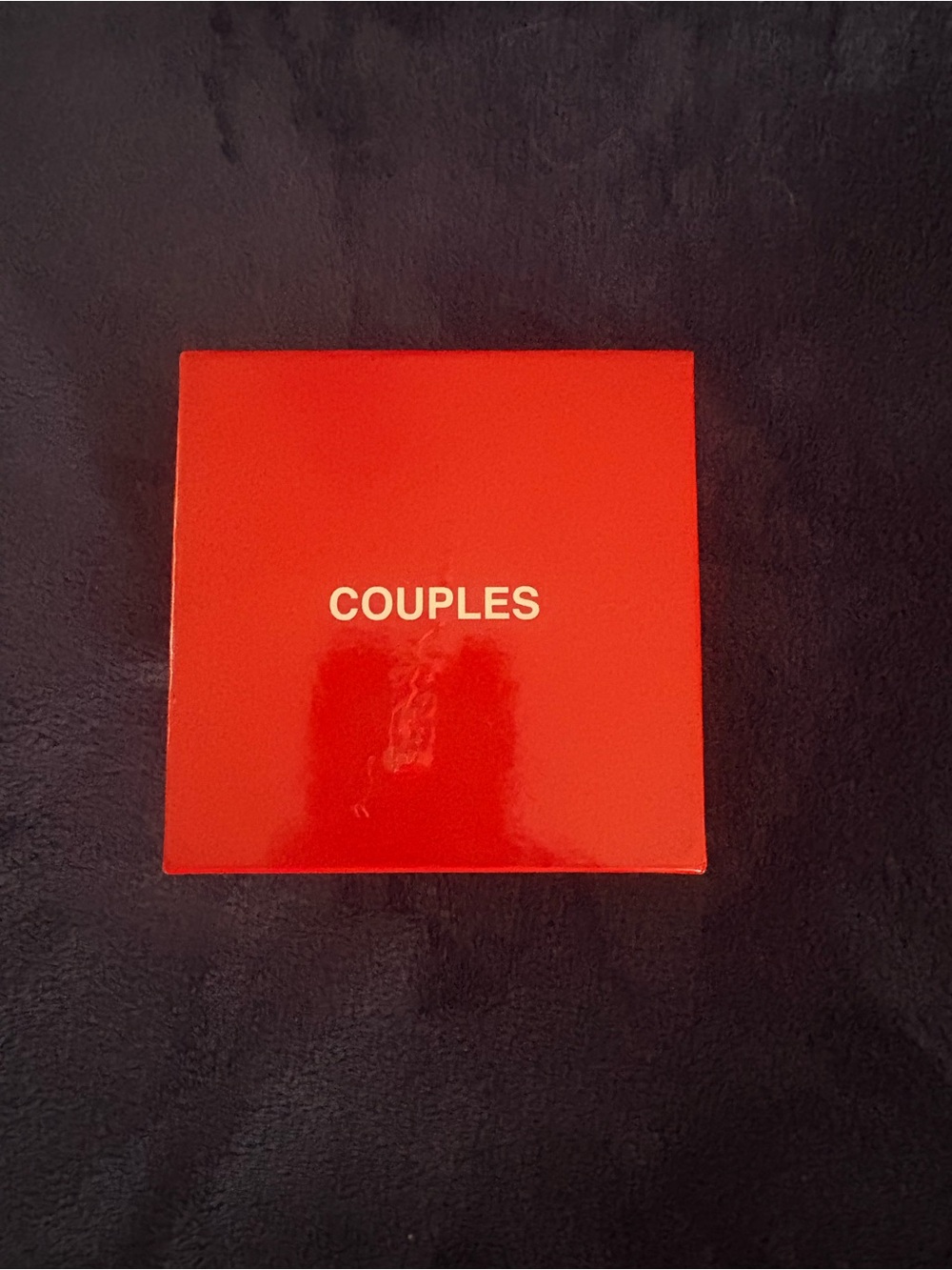 COUPLES Glossy Red Box card game